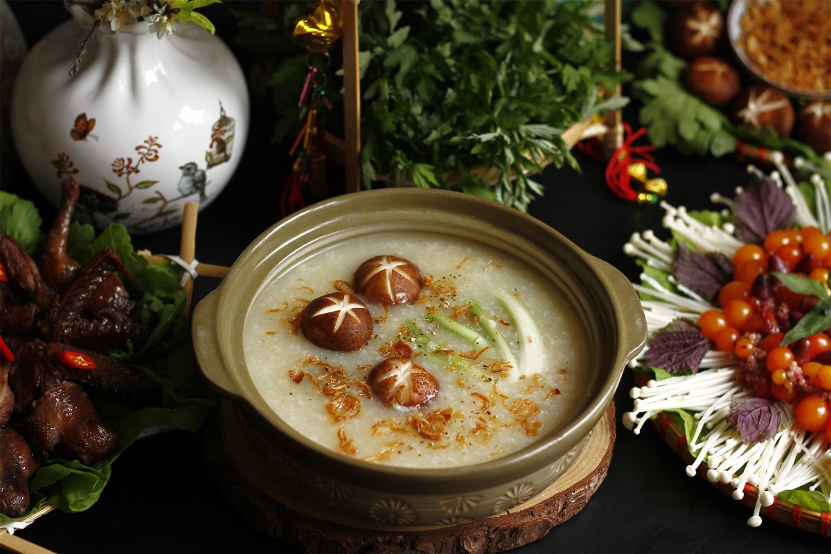 Cách nấu cháo chim bồ câu