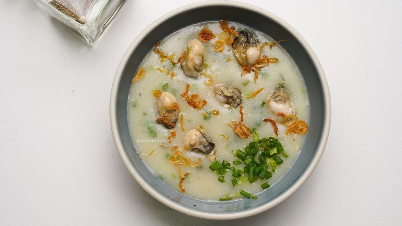 cách nấu cháo hàu ngon